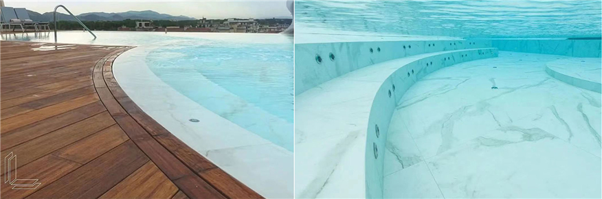 LAMINAMM巖板戶外游泳池